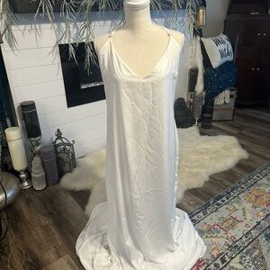 Boohoo Cream Dress by Kourtney Kardashian